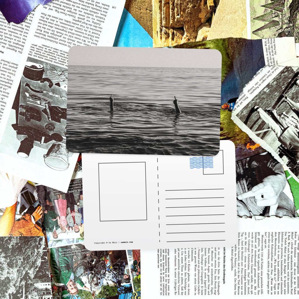 The sea spoke to you today | Postcards
